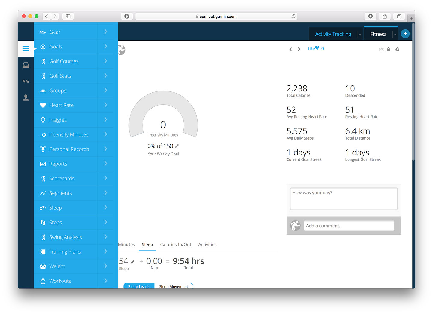 garmin-connect-web-app