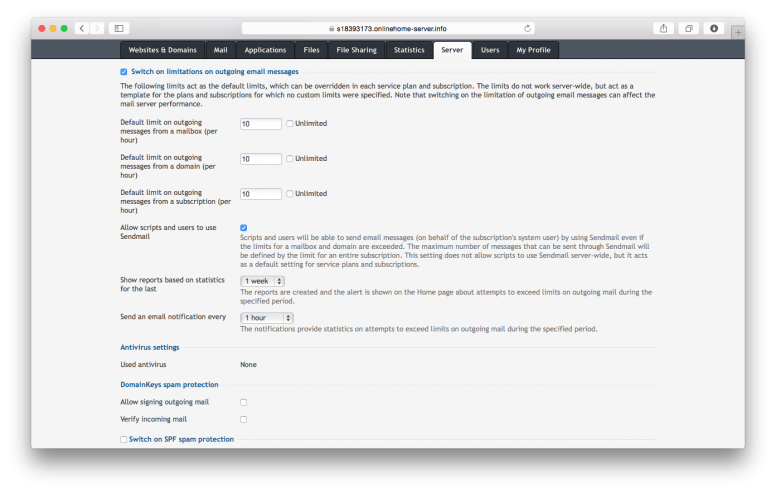 How To Find And Remove An Email Spam Script With Plesk 12 Step 1